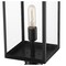 Z-Lite Nuri 1 Light Outdoor Post Mounted Fixture, Black & Clear 596PHMR-519P-BK - alternate 4